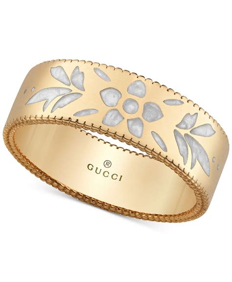 gucci ring enamel|Gucci rings for sale.